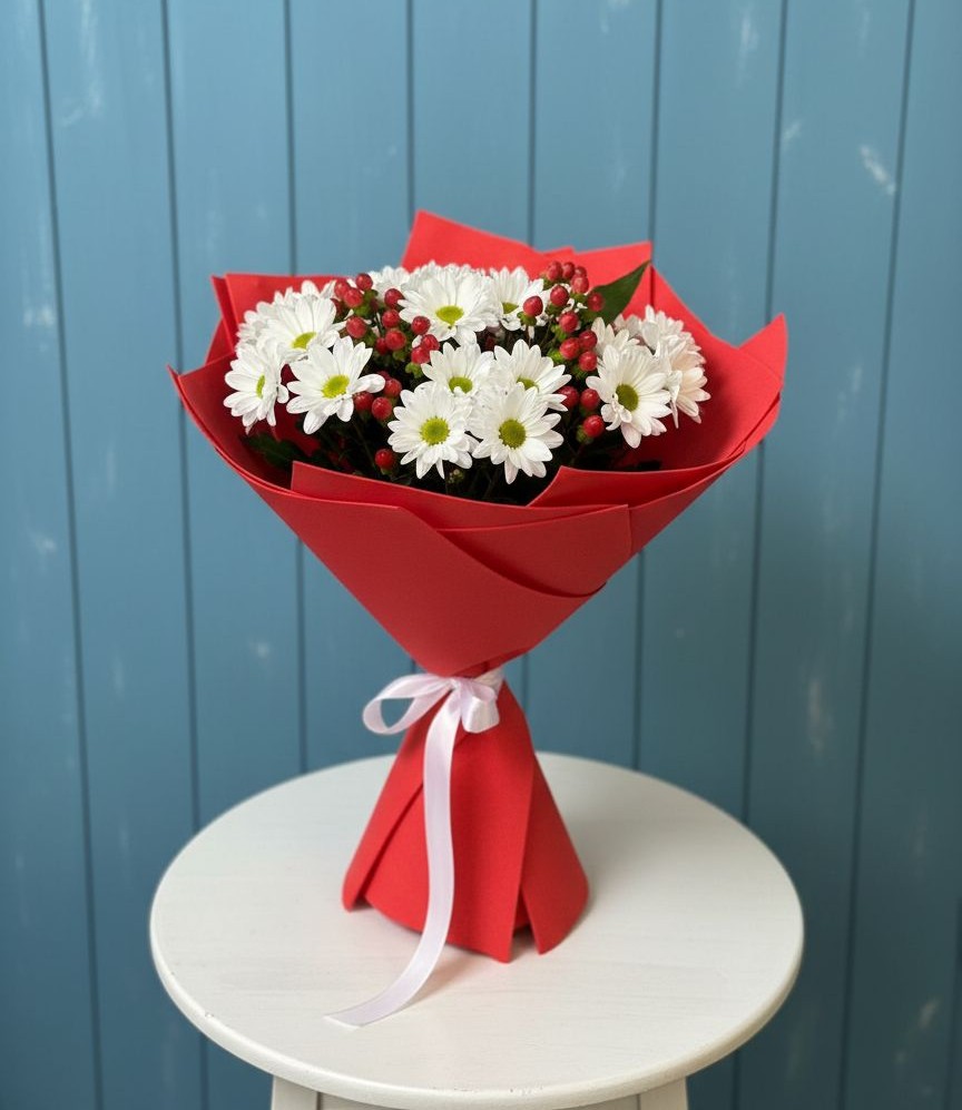 Букет цветов из: Хризантемы в Хакуринохабль