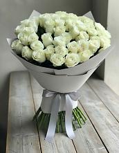 Букет 35 Белых роз в Хакуринохабль
