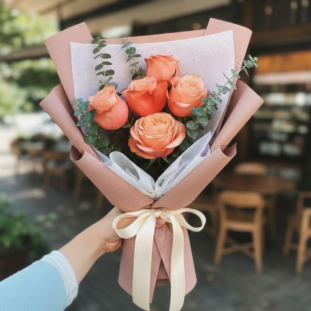 Букет цветов из: Розы в Хакуринохабль