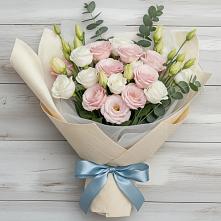 Букет цветов из:  Лизиантусы в Хакуринохабль