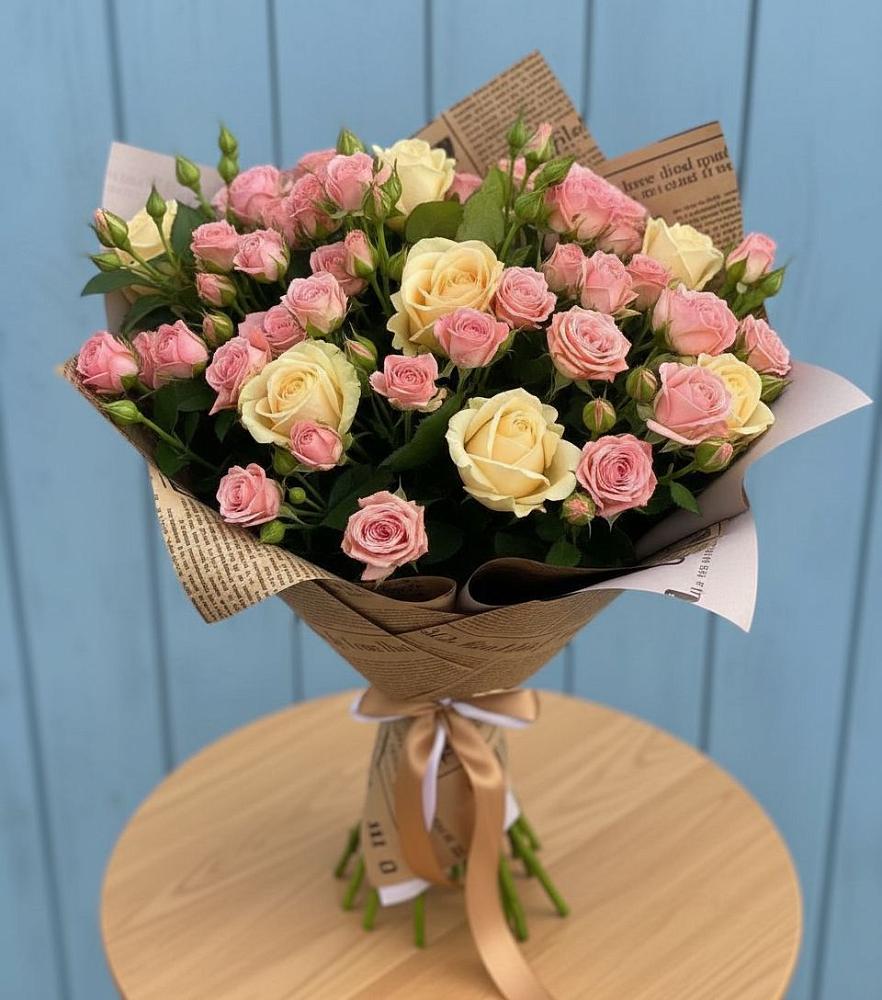 Букет цветов из: Розы в Хакуринохабль