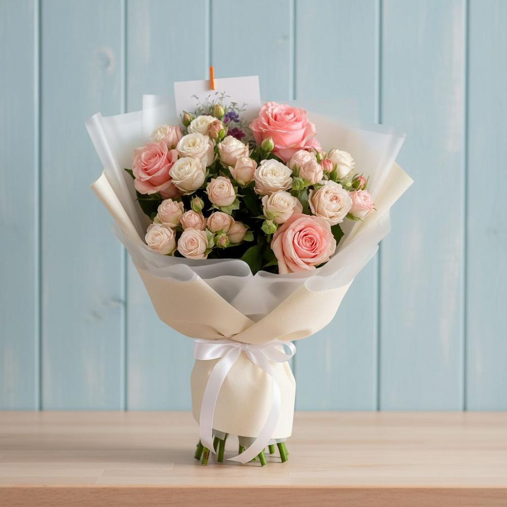 Букет цветов из: Розы в Хакуринохабль