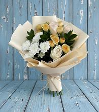 Букет цветов из:  Розы и Хризантемы в Хакуринохабль