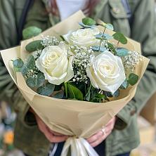 Букет Нежные грёзы в Хакуринохабль Букет цветов из: Розы в Хакуринохабль