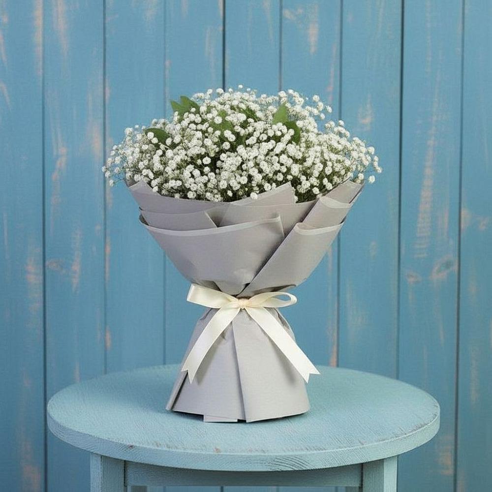 Букет цветов из: Гипсофила в Хакуринохабль