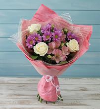 Букет цветов из:  Герберы #REPLACE_PRED# Хакуринохабль