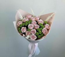 Букет цветов из:  Розы и Хризантемы #REPLACE_PRED# Хакуринохабль