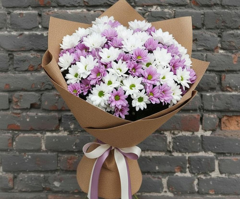 Букет цветов из: Хризантемы в Хакуринохабль