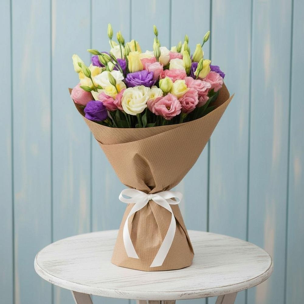 Букет цветов из: Лизиантусы в Хакуринохабль