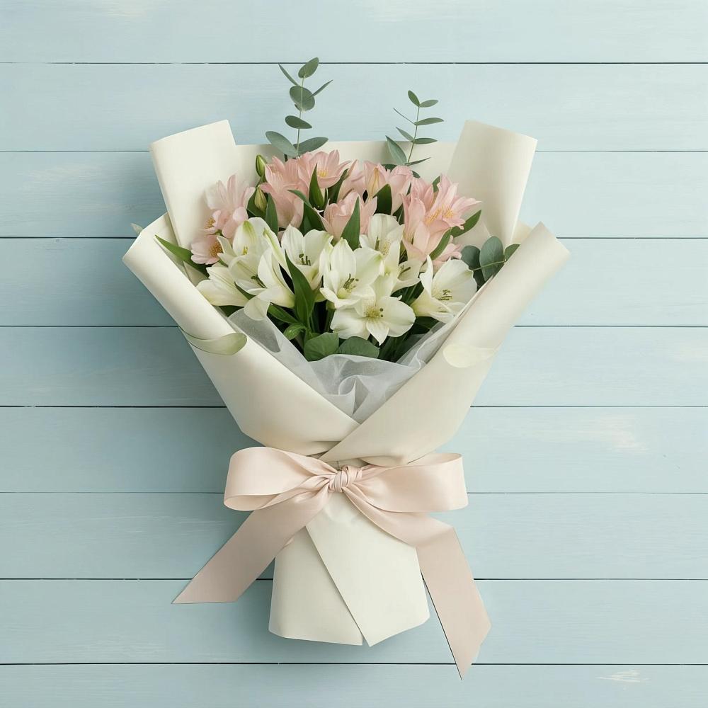 Букет цветов из: Альстромерии в Хакуринохабль