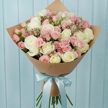 Букет цветов из:  Розы #REPLACE_PRED# Хакуринохабль