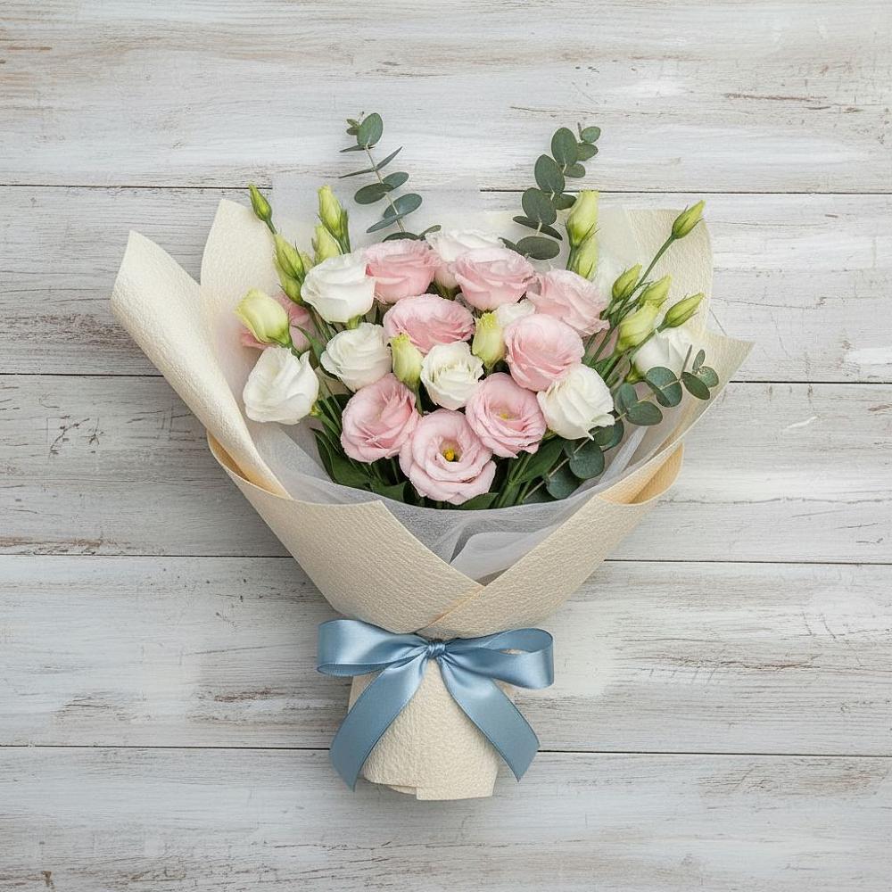 Букет цветов из: Лизиантусы в Хакуринохабль